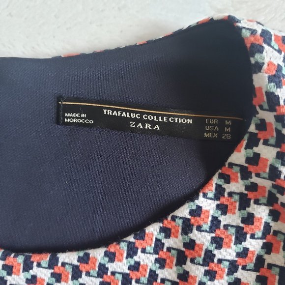 ZARA TRAFALUC Geometric Sleeveless Cut Out Romper Skorts SZ M - Picture 6 of 16